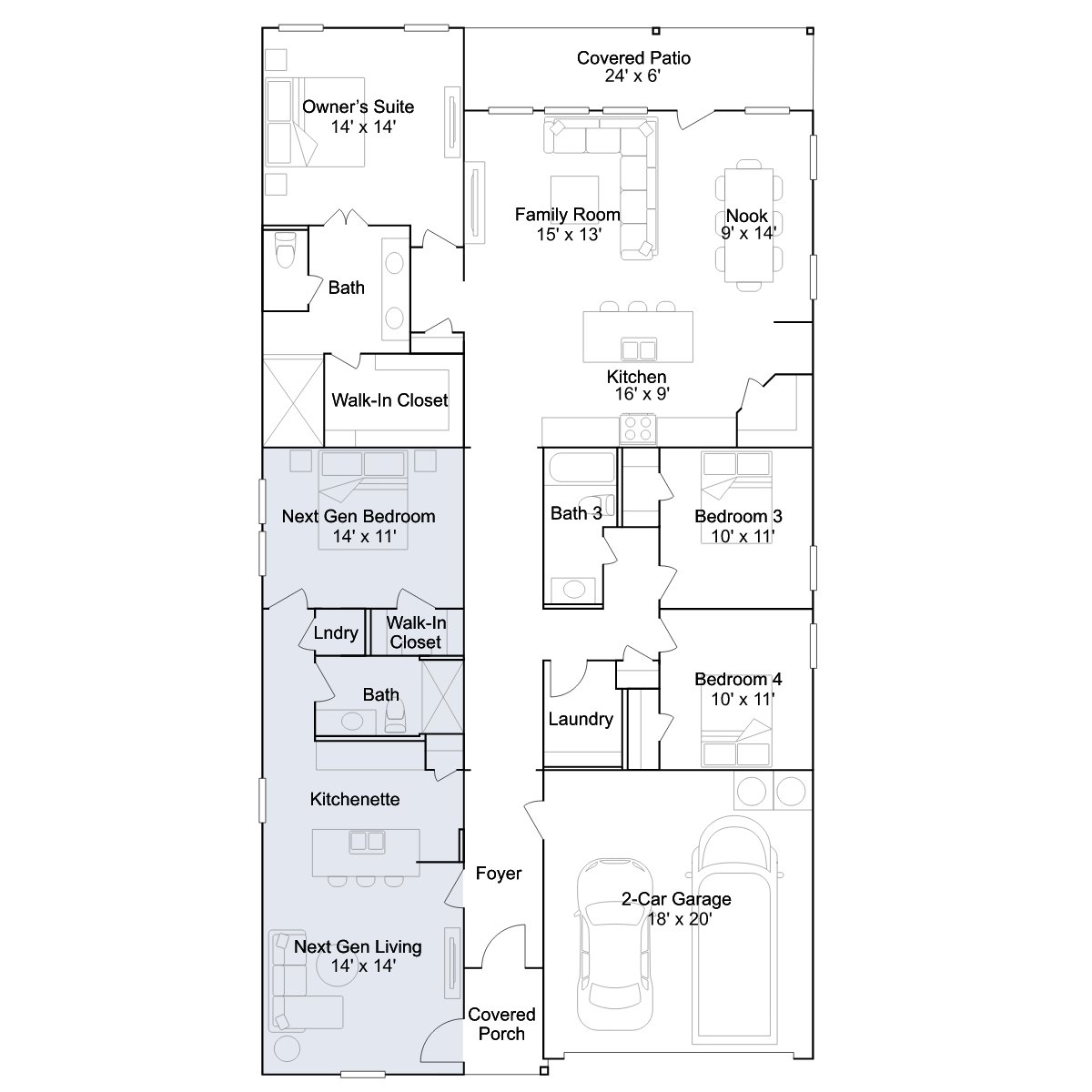 The Cassiopeia floor plan