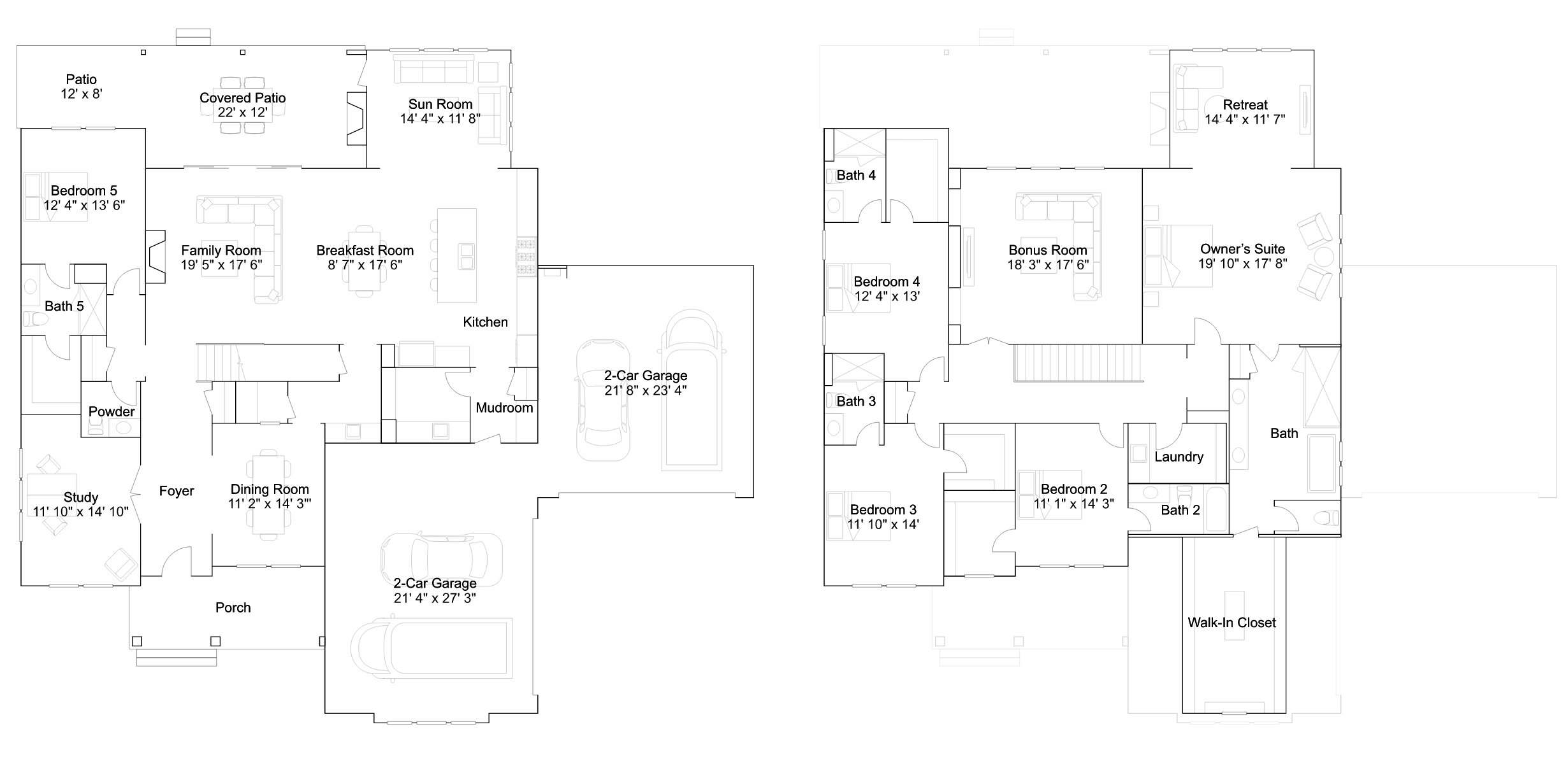 The Lochloosa floor plan