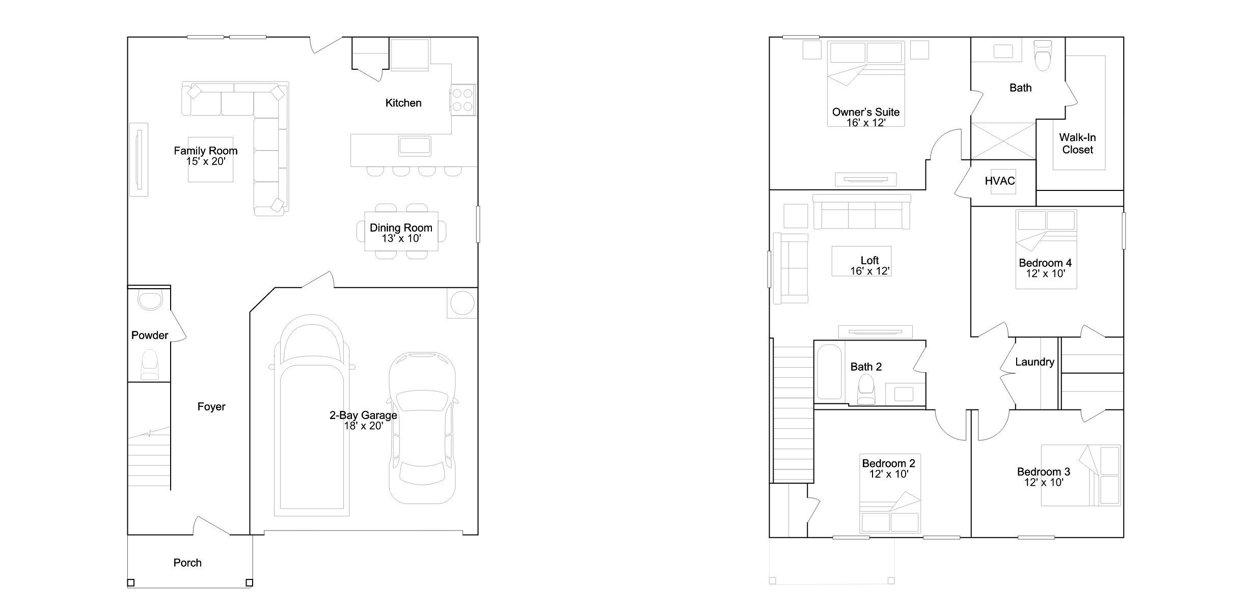 The Dayflower floor plan