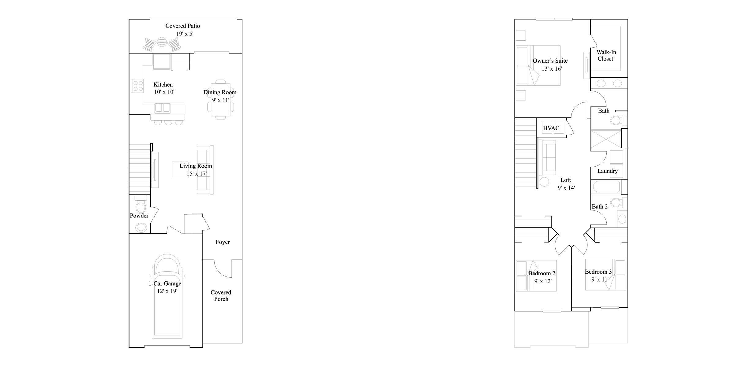 The Violetear floor plan