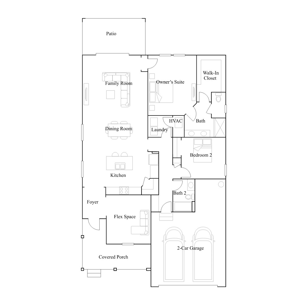 The Mayflower floor plan