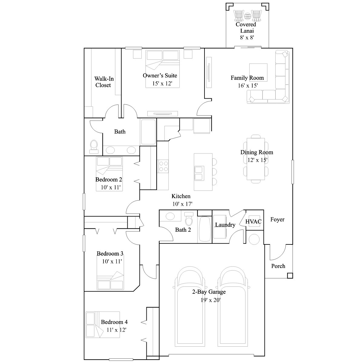 The Puffin floor plan