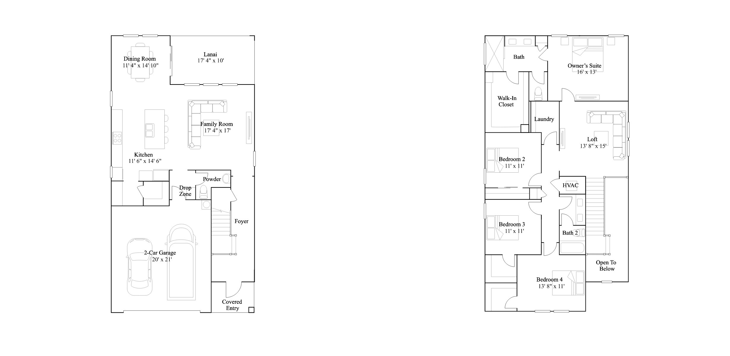 The Margay floor plan