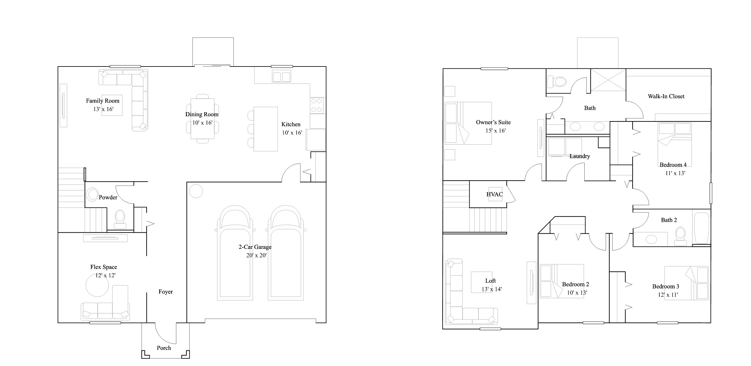 The Cinquefoil floor plan