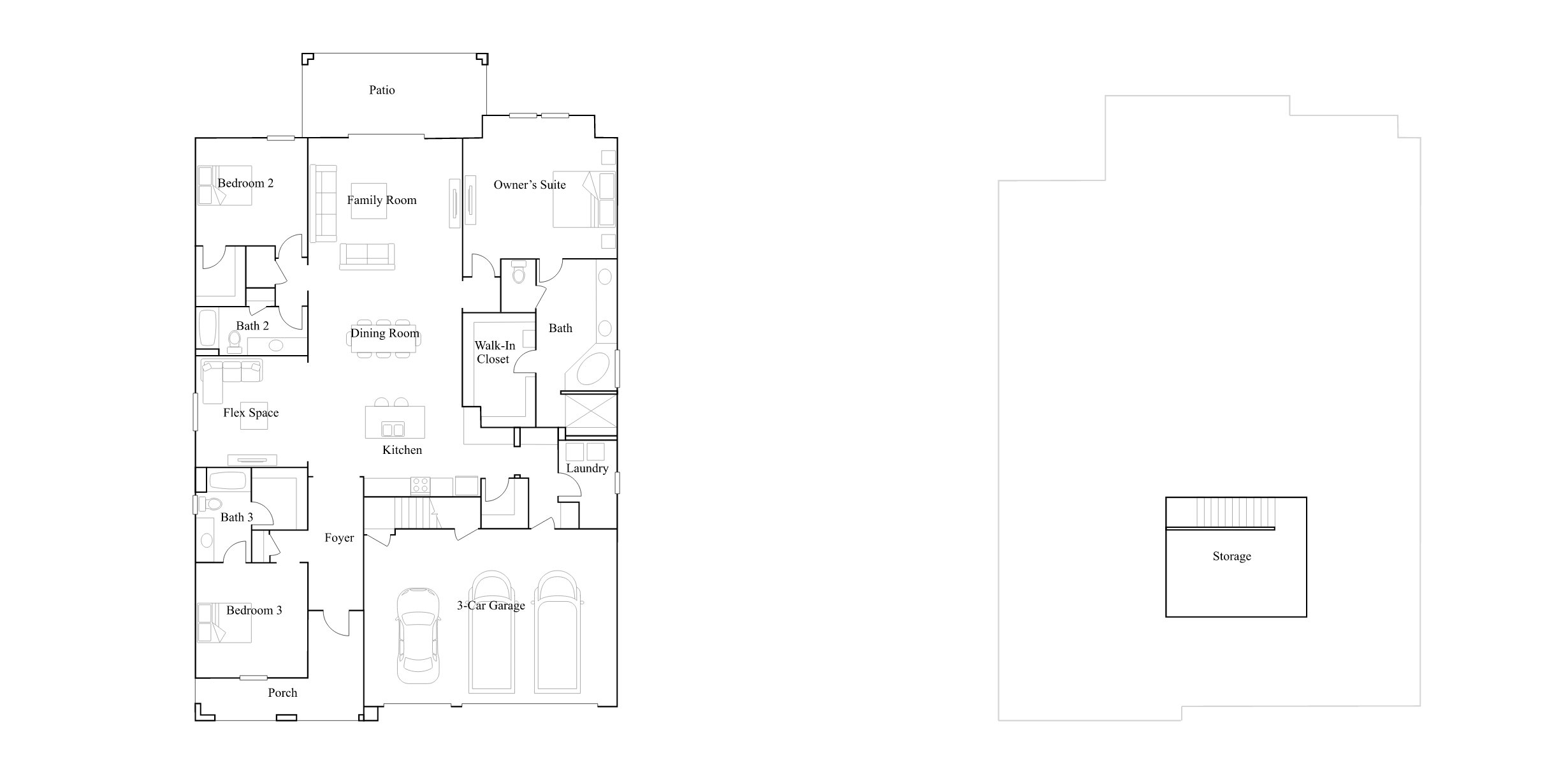 The Trefoil floor plan