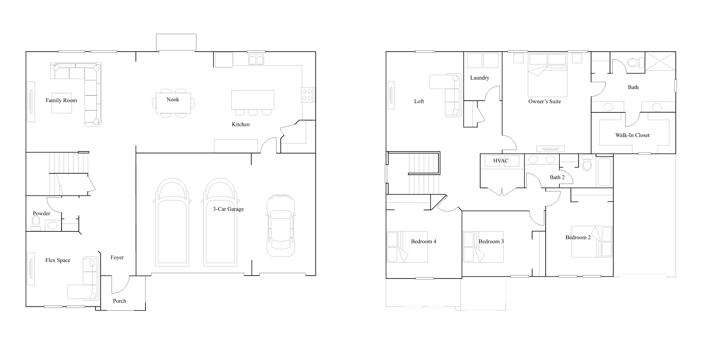 The Northern Pintail floor plan