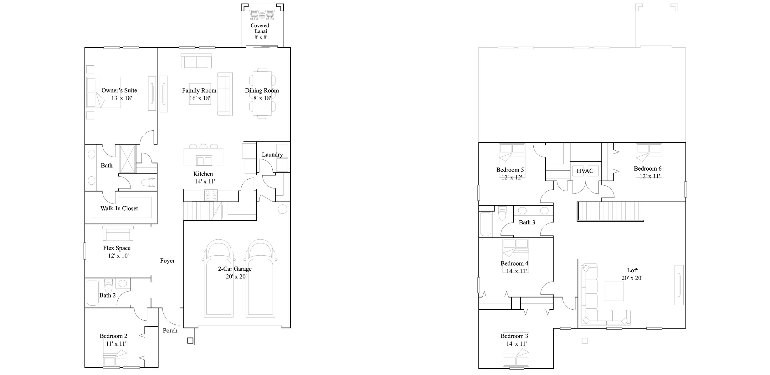 The Chamois floor plan
