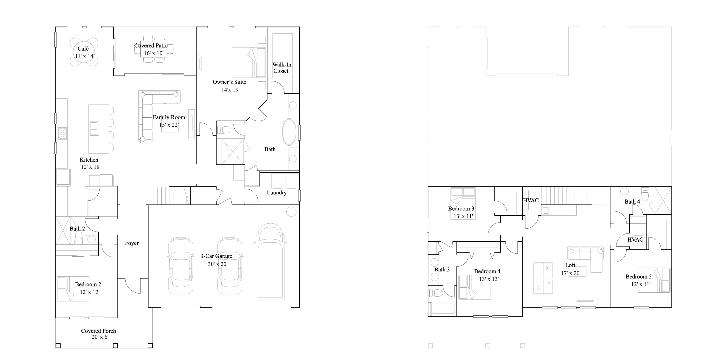 The Coontie floor plan