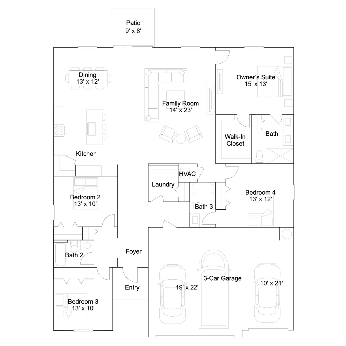 The Sundial Shell floor plan
