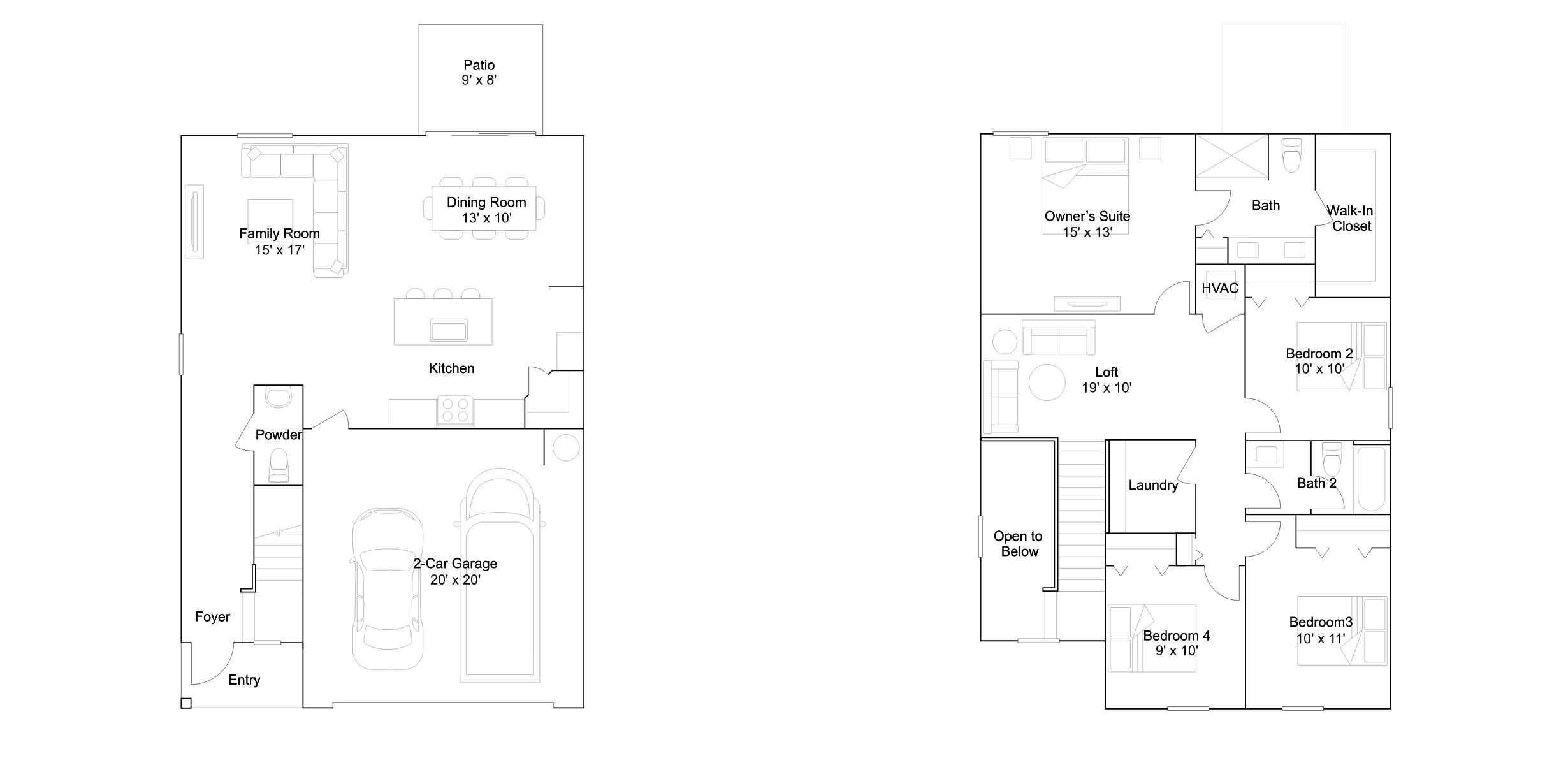 The Sunbird floor plan
