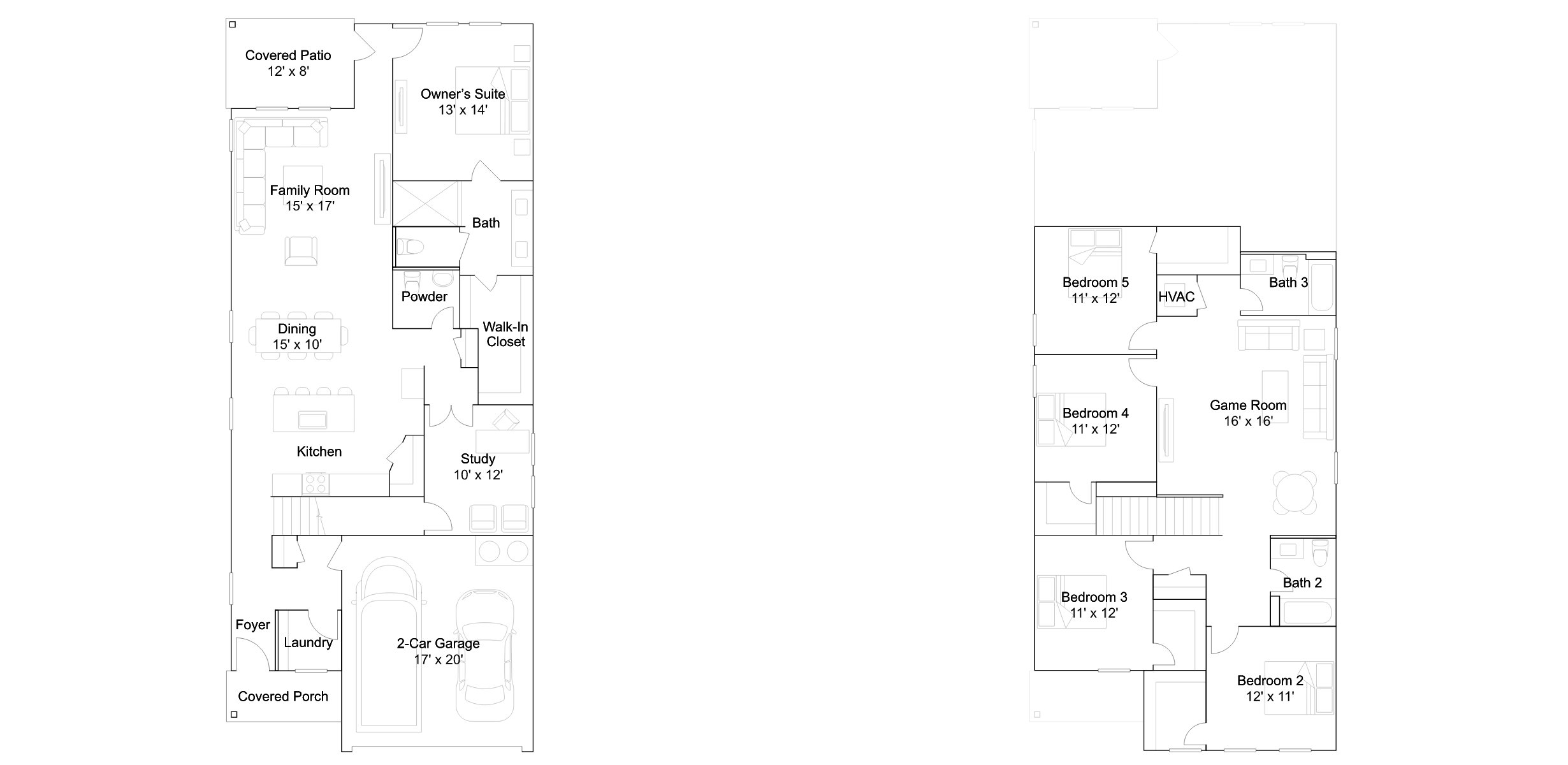 The Scallopwing floor plan