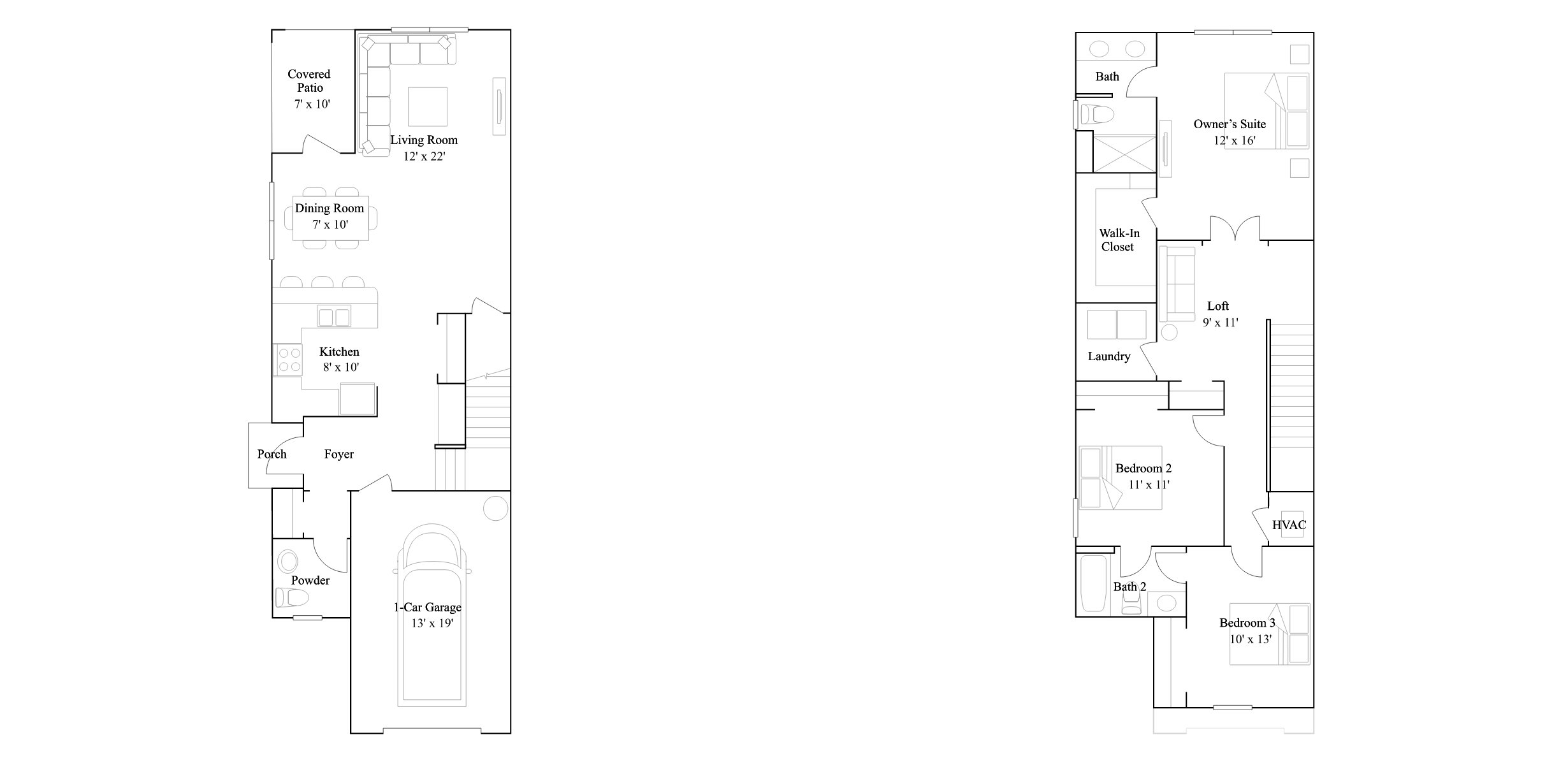 The Bunchberry floor plan
