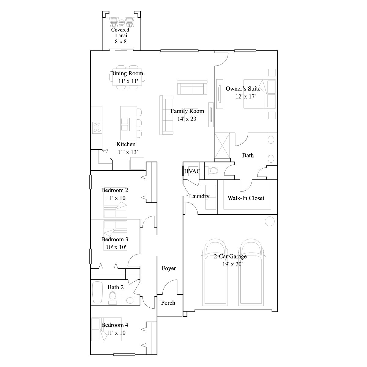 The Kittiwake floor plan