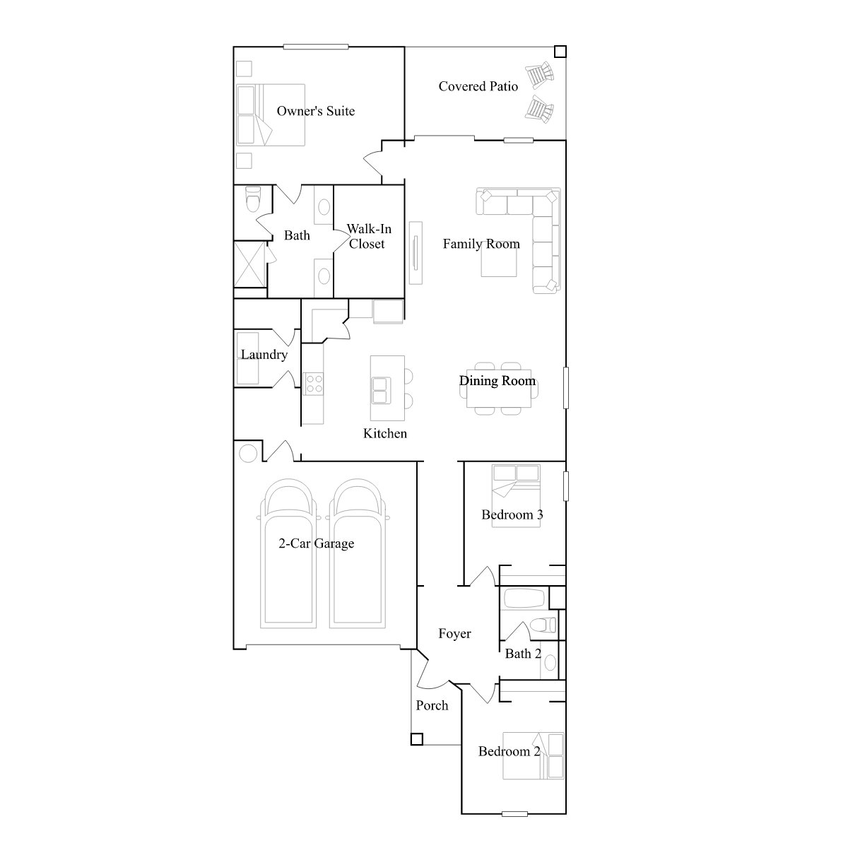 The Agave floor plan