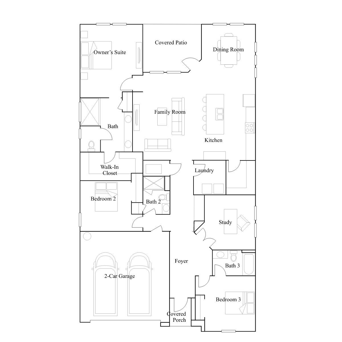 The Speedwell floor plan