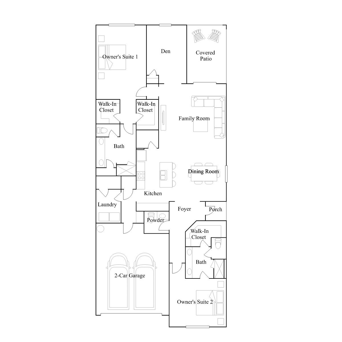 The Achernar floor plan