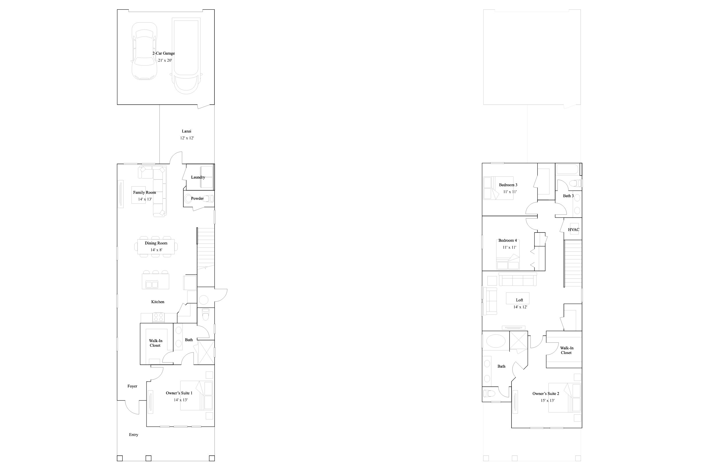 The Serval floor plan