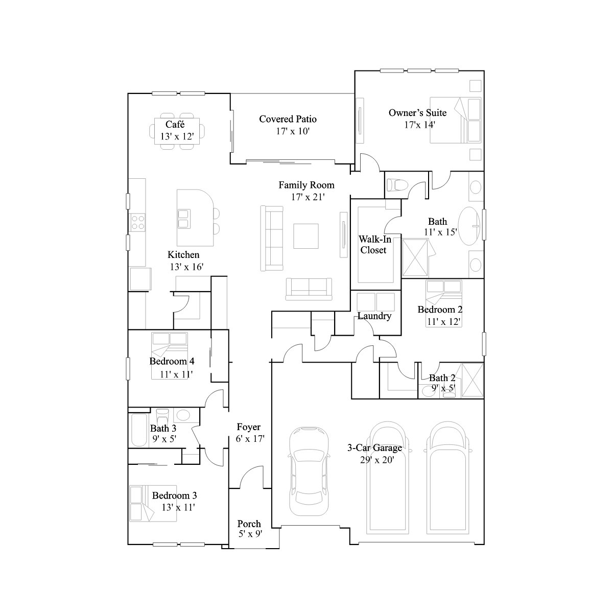 The Chaffinch floor plan