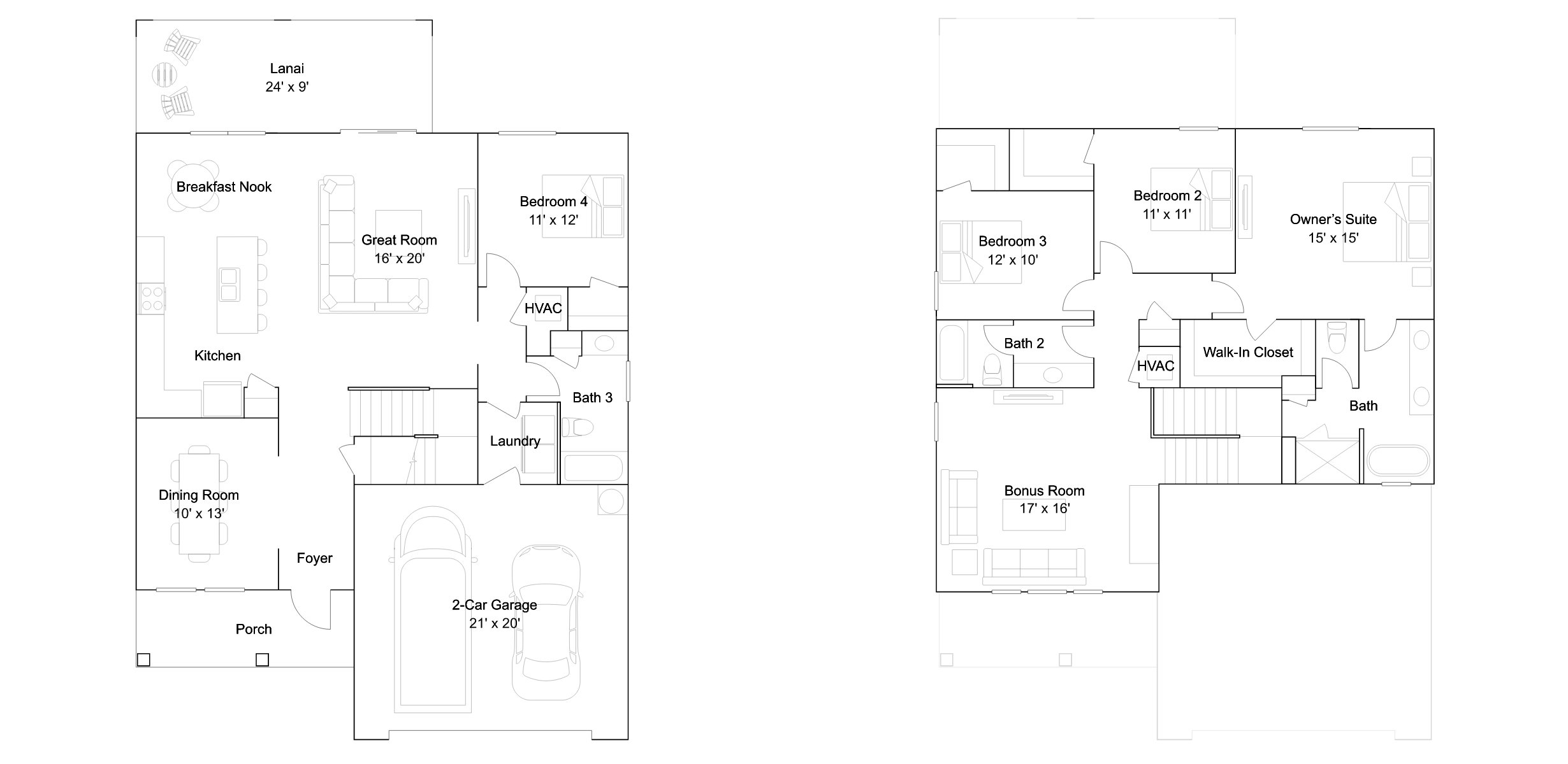 The Meadowsweet floor plan
