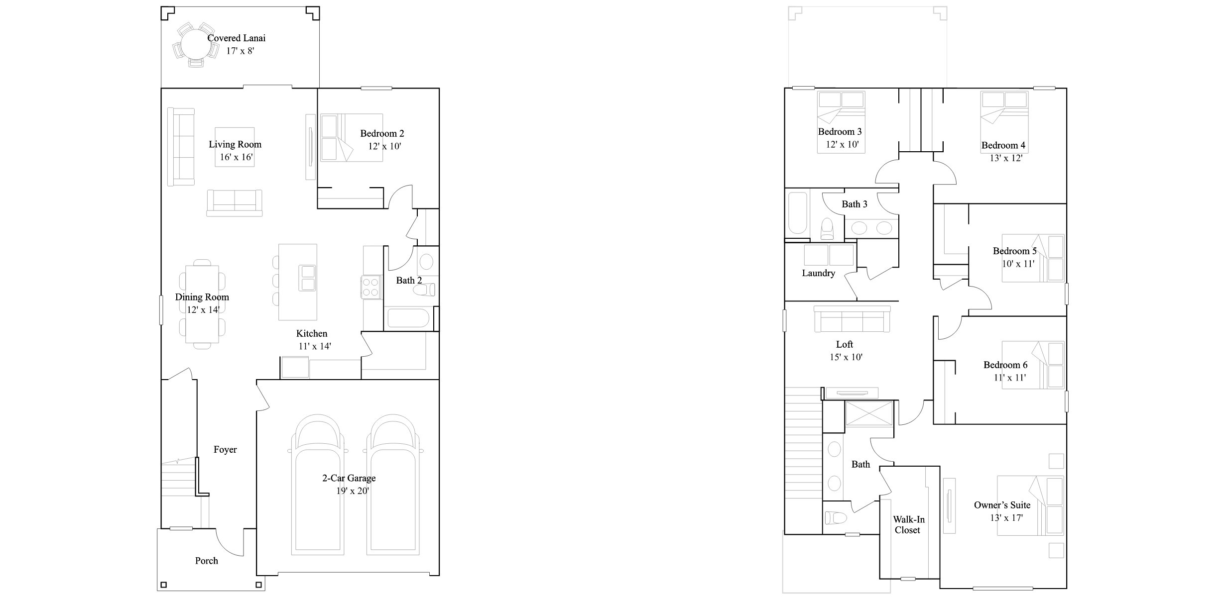 The Fawn floor plan