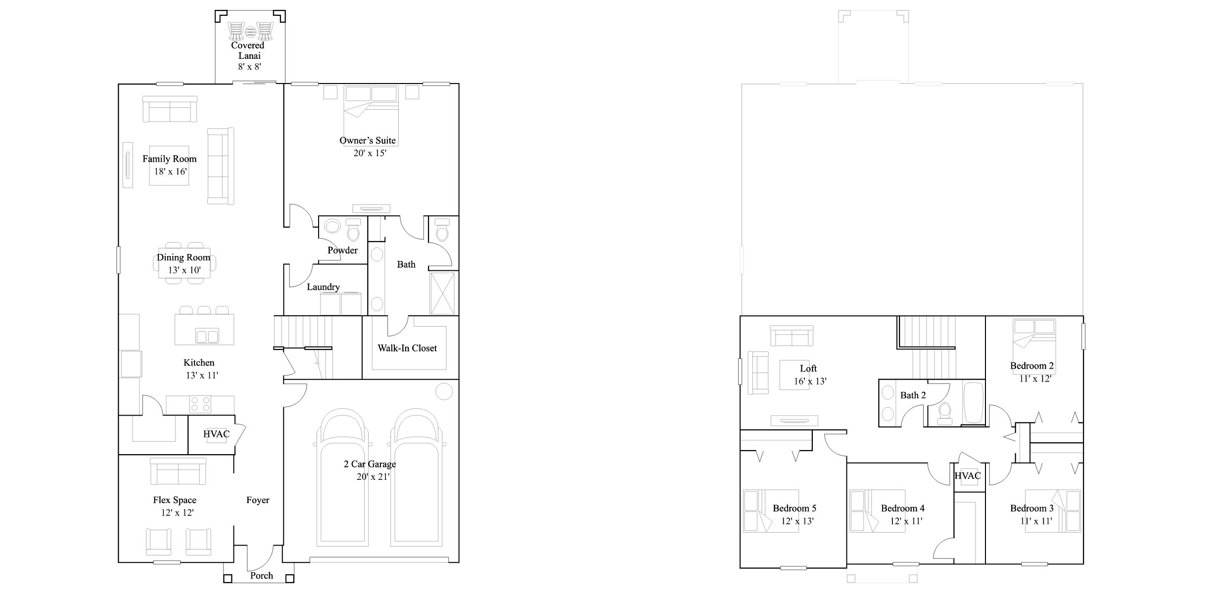 The Quail floor plan