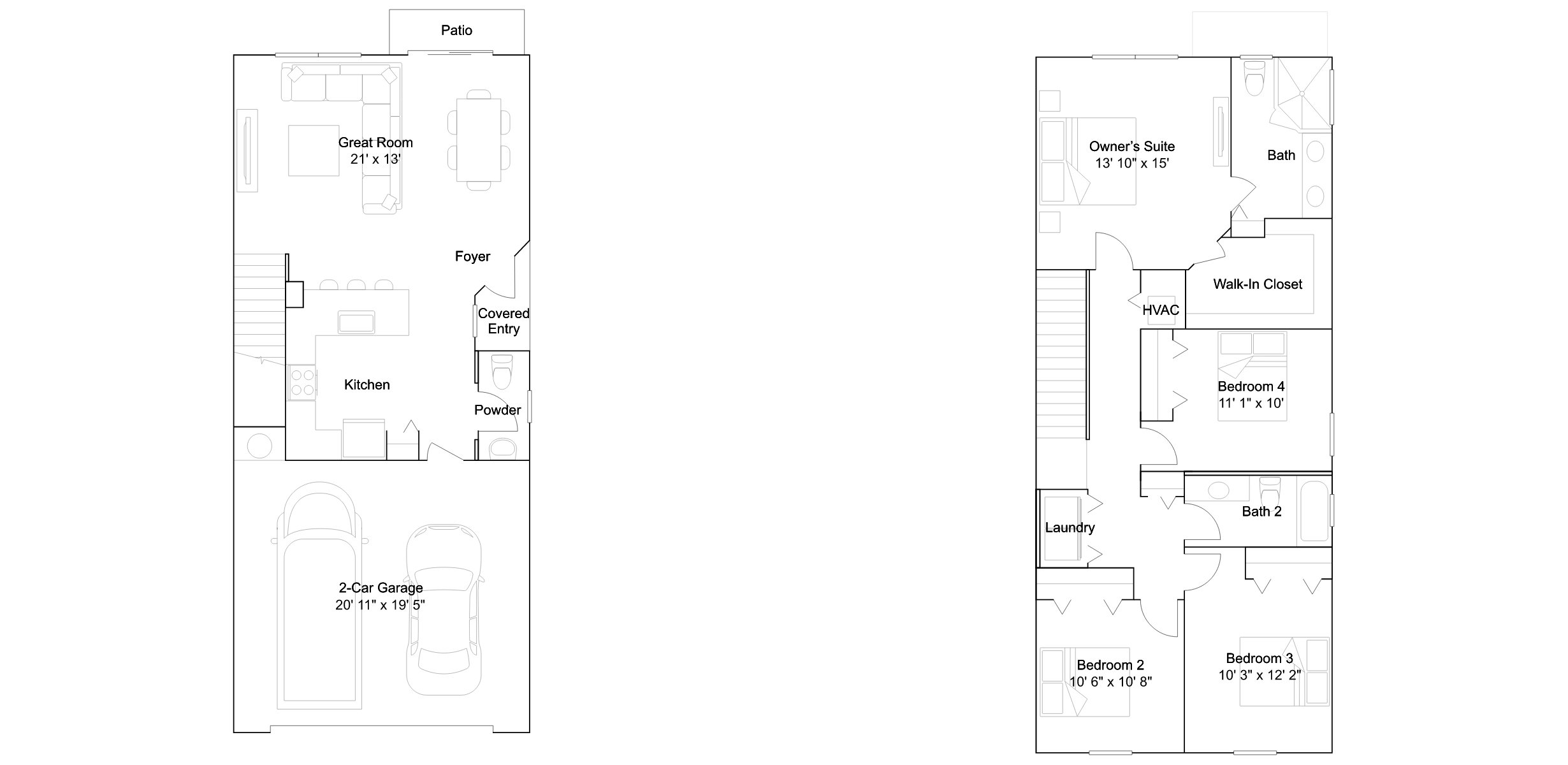 The Blue Moon floor plan