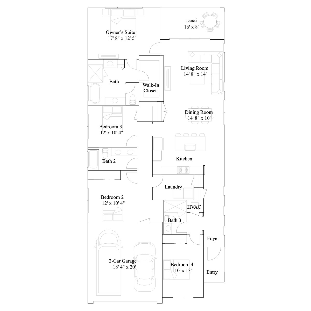 The Currant floor plan