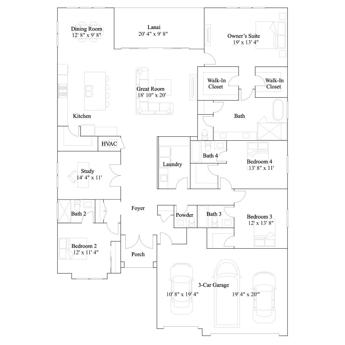 The Raspberry floor plan